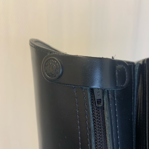 Black Leather with Laces Riding Boot - Picture 7 of 10